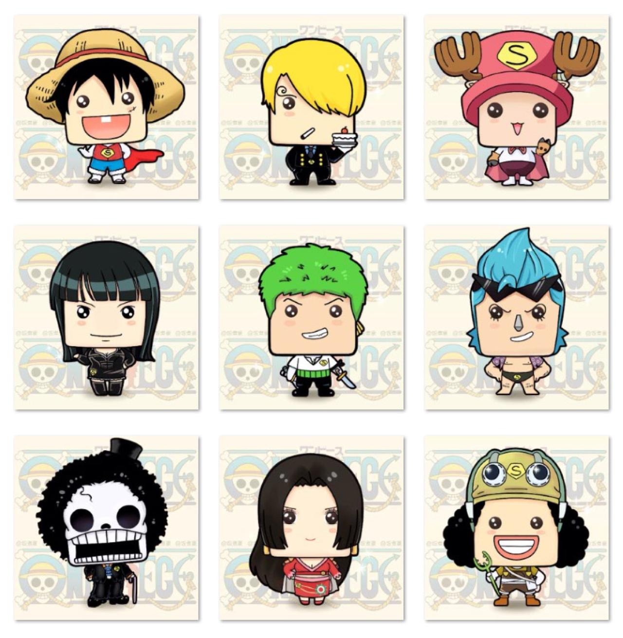 表表海贼王主要角色大头头像 预览图