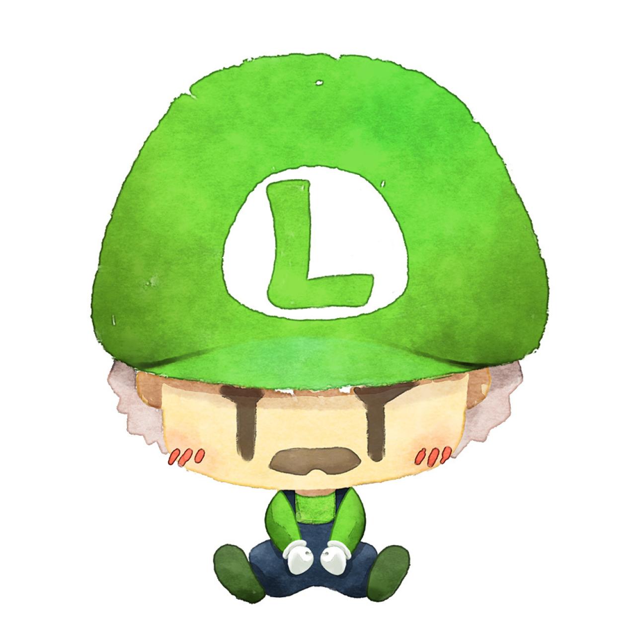 情侣头像男用：绿色路易基头像