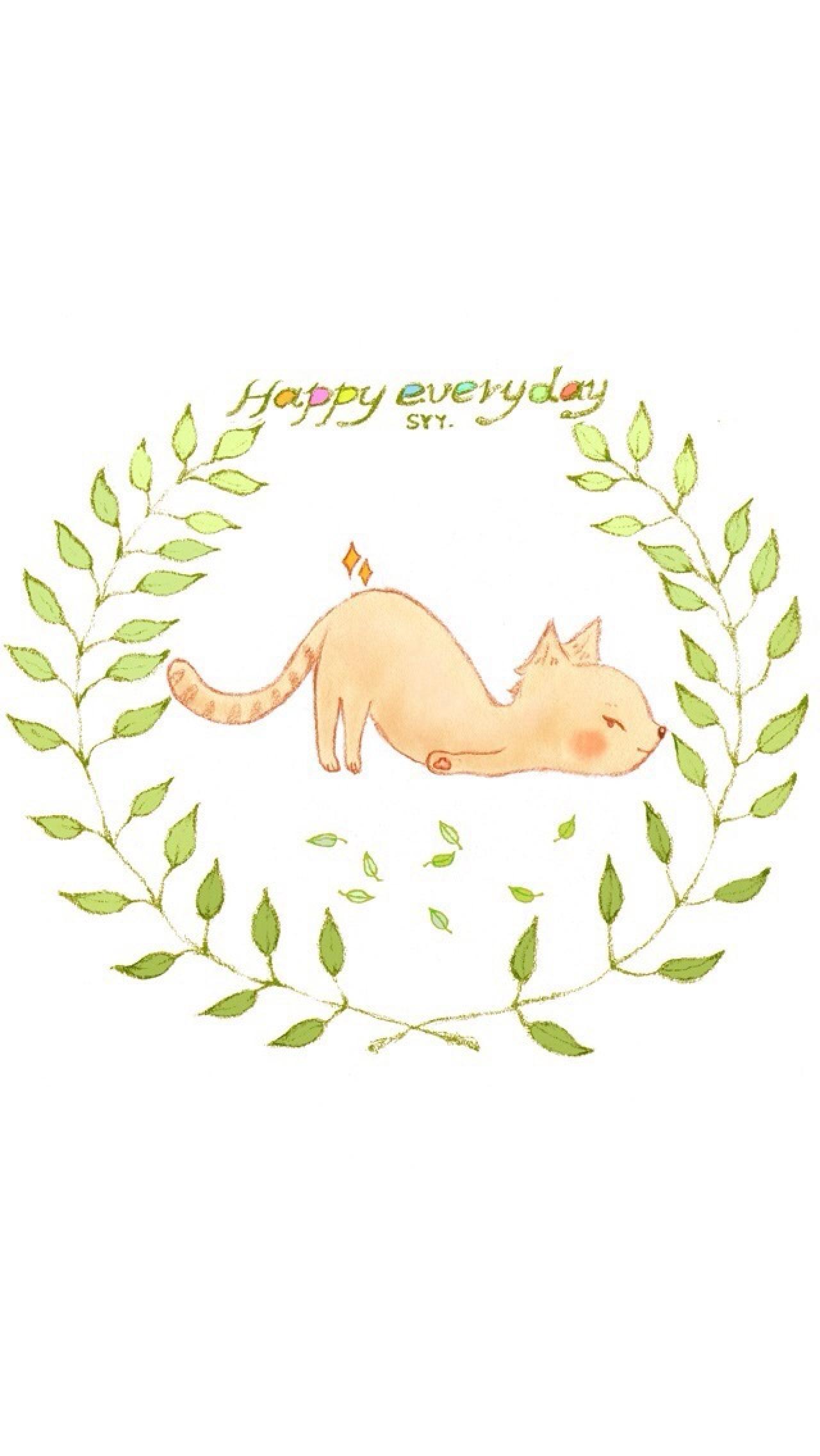 撅屁股的小猫手机壁纸