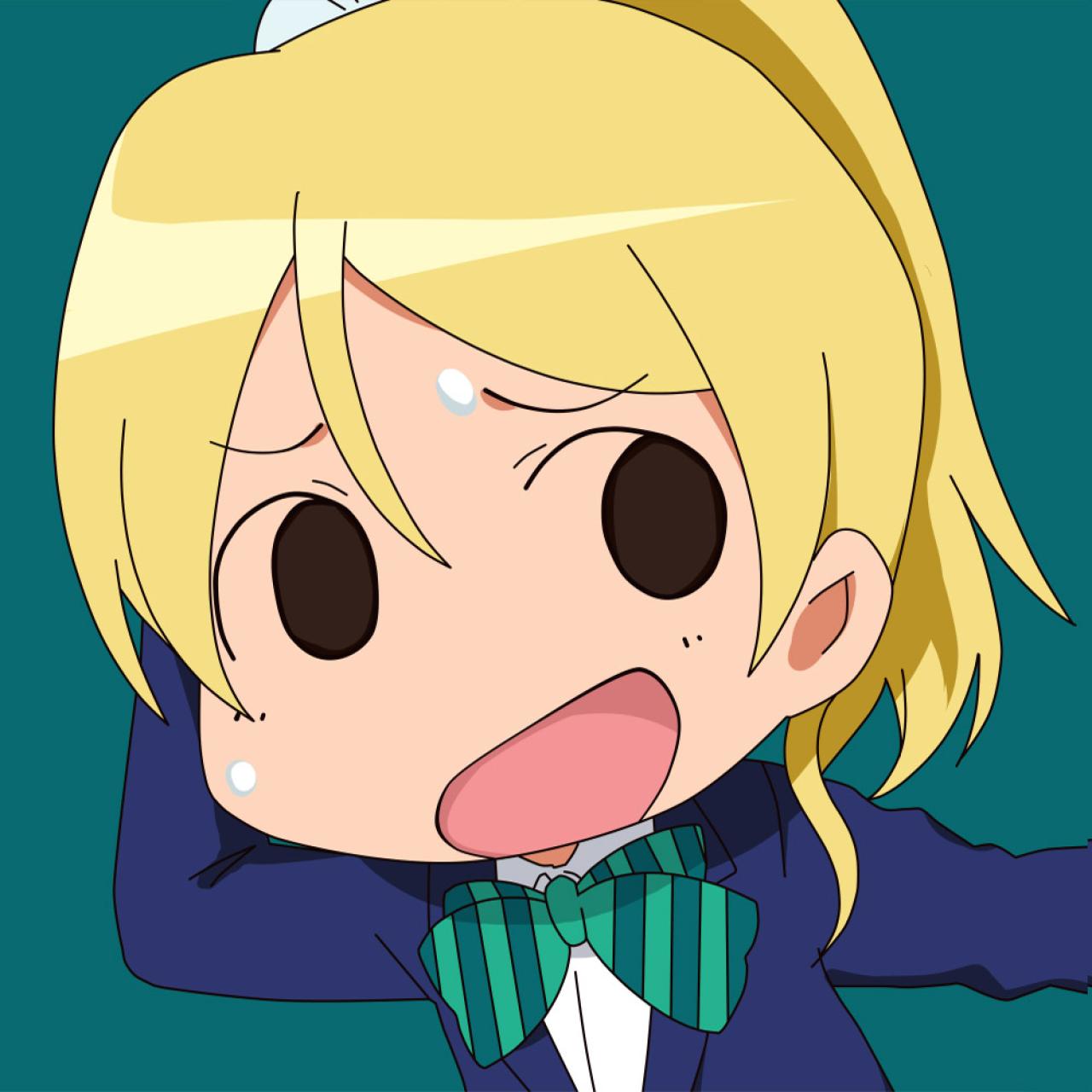 绚濑绘里挠着后脑勺害羞头像