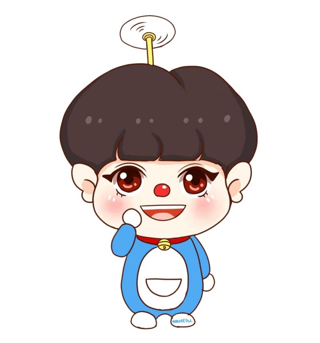 哆啦A梦（小叮当）版朴灿烈头像