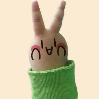 揉脸，表达我很可爱的小手颜文字表情