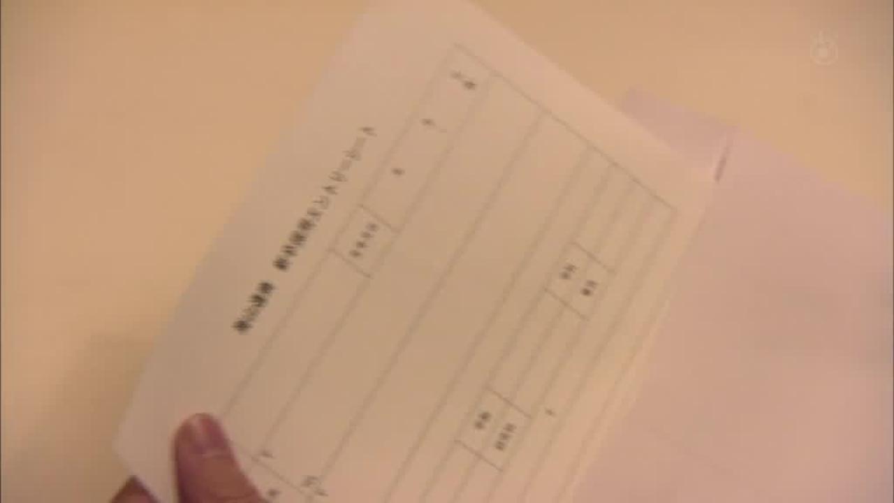 男主角拿出了某中小公司的职位申请表格