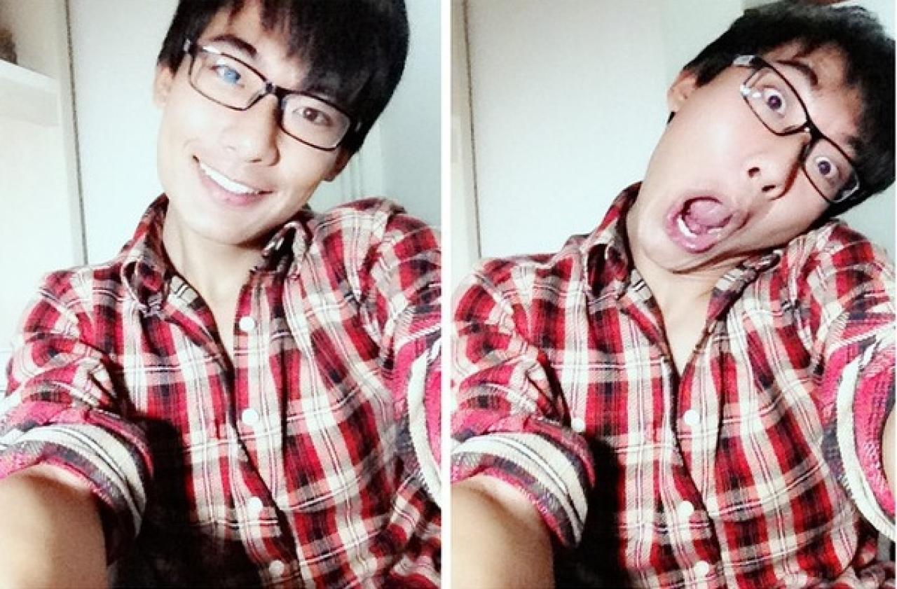 羽令示范如何在自拍中恰当的歪头