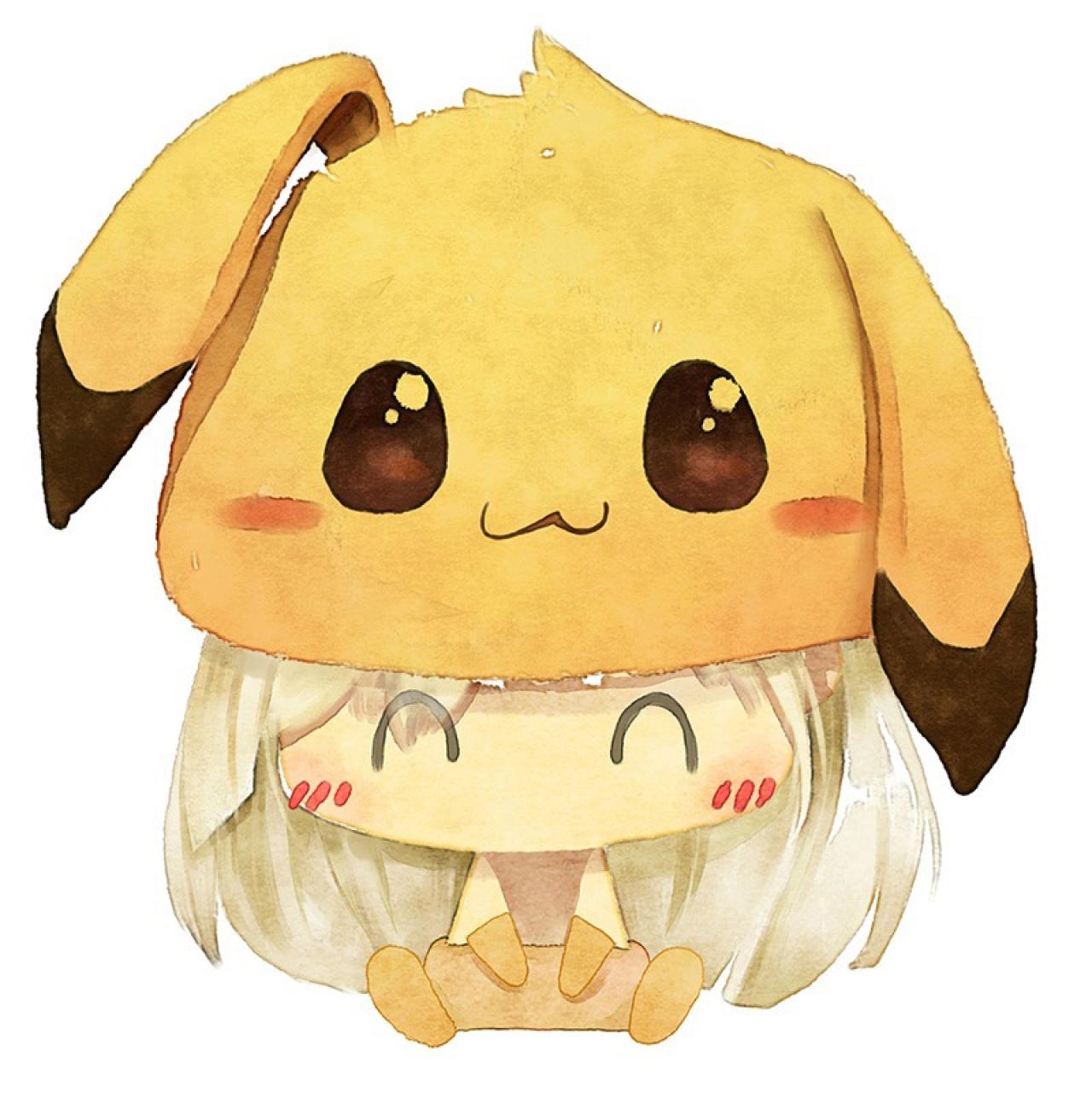 情侣头像女用：皮卡丘