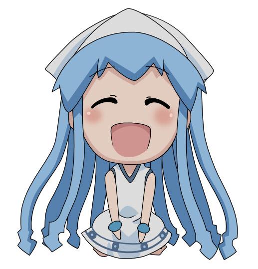 乌贼娘天然呆卖萌Q版头像