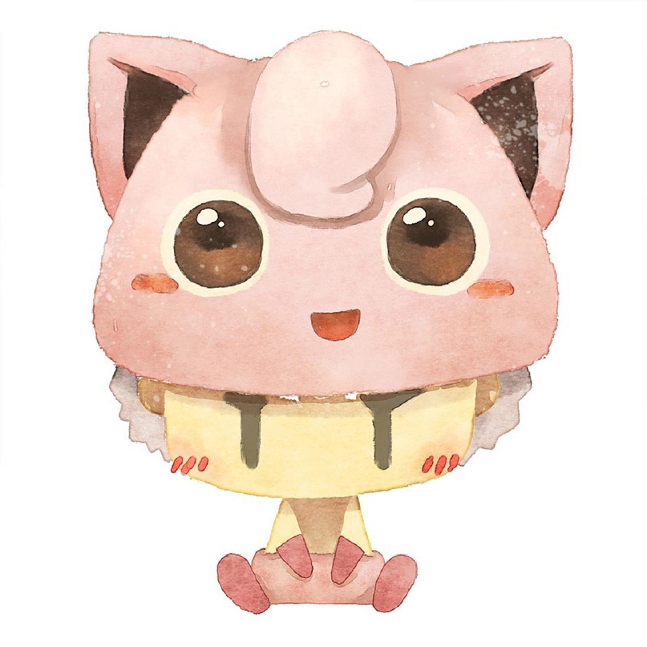 神奇宝贝情侣头像男用：胖丁