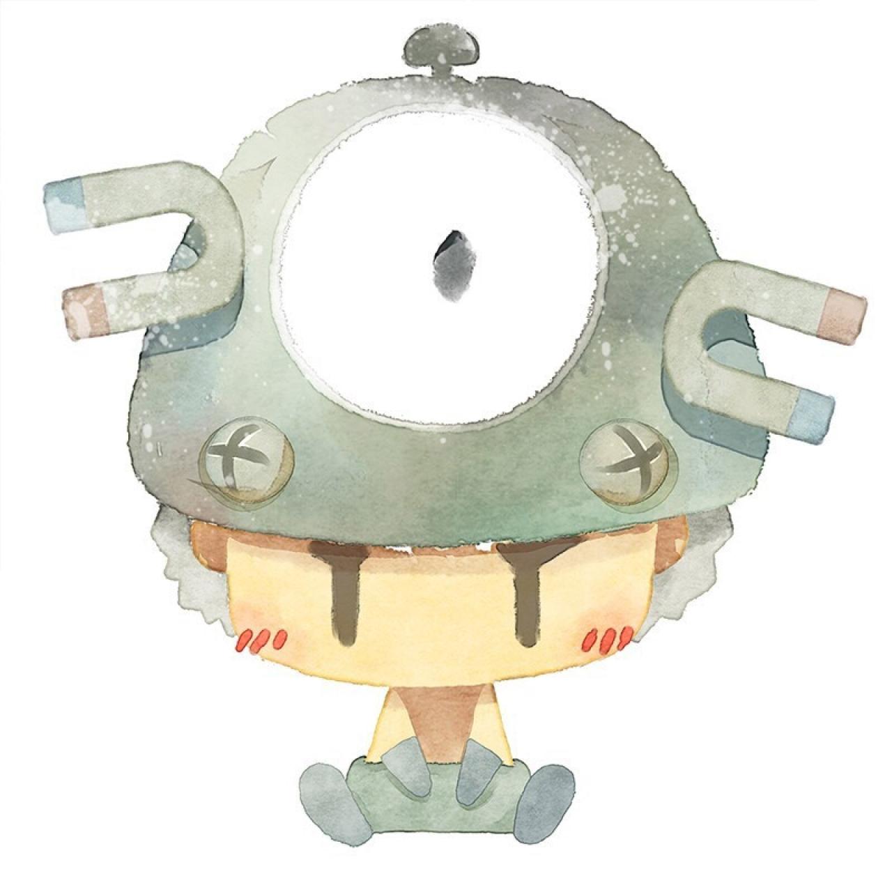 神奇宝贝情侣头像男用：小磁怪