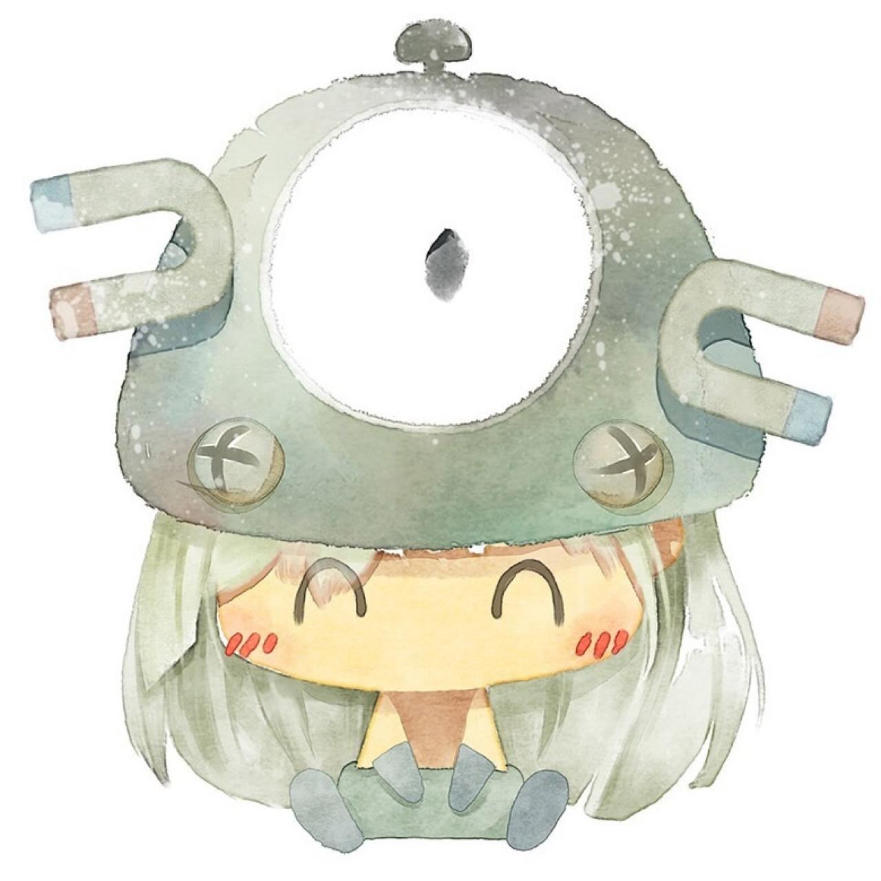 神奇宝贝情侣头像女用：小磁怪