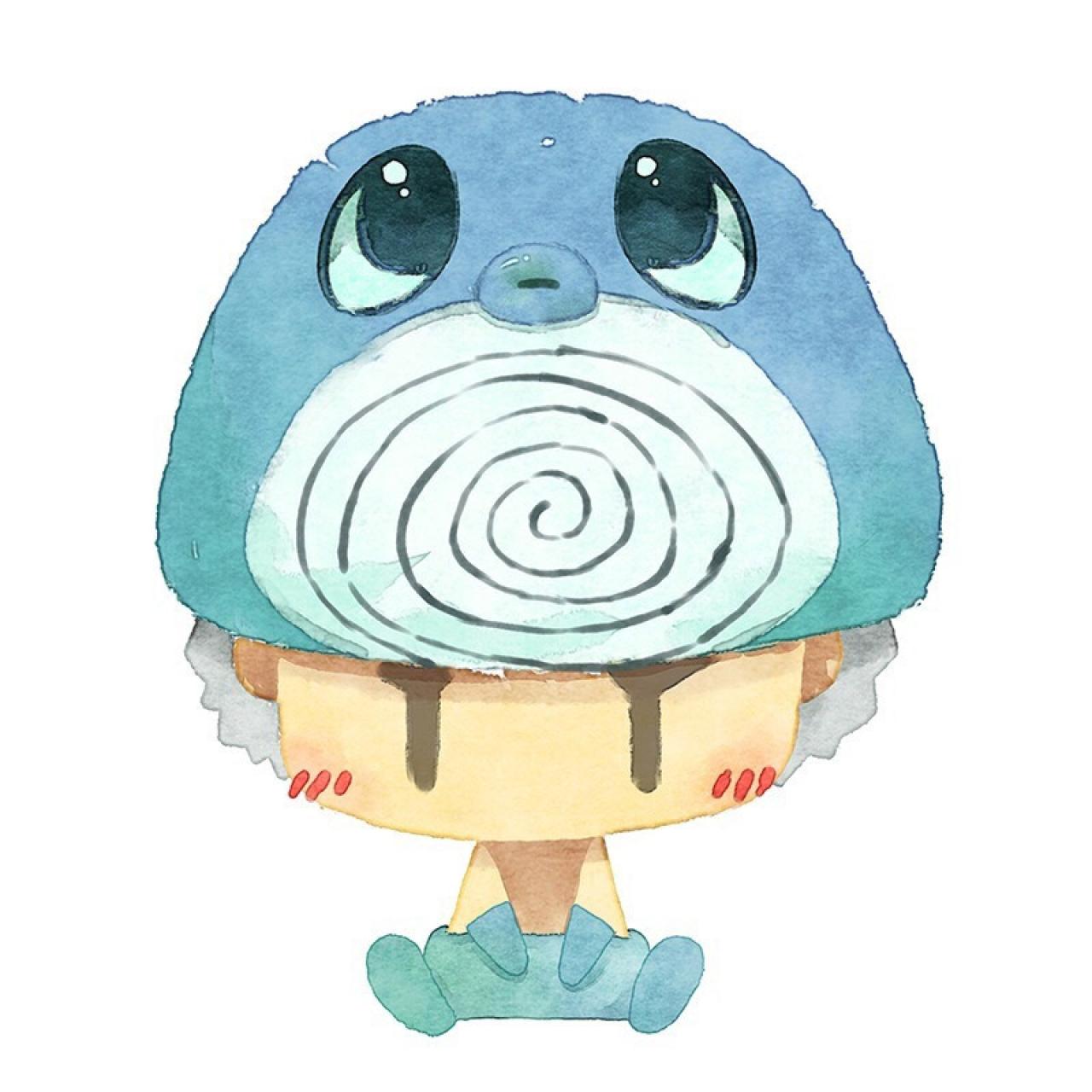 神奇宝贝情侣头像男用：蚊香蝌蚪