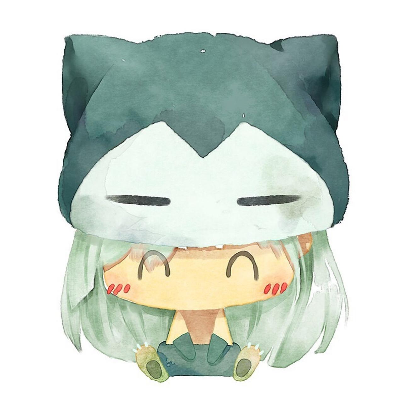 神奇宝贝情侣头像女用：卡比兽