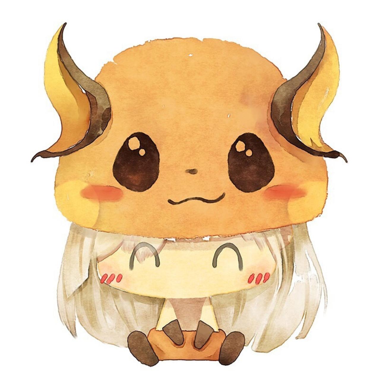 神奇宝贝情侣头像女用：雷丘