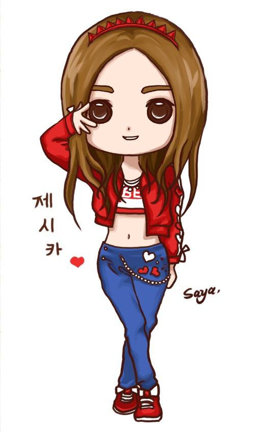 少女时代郑秀妍（제시카/정수연）萌化壁纸