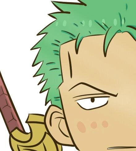 战斗员罗罗诺亚·索隆半边脸头像