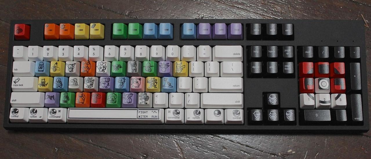 口袋妖怪键盘整体图