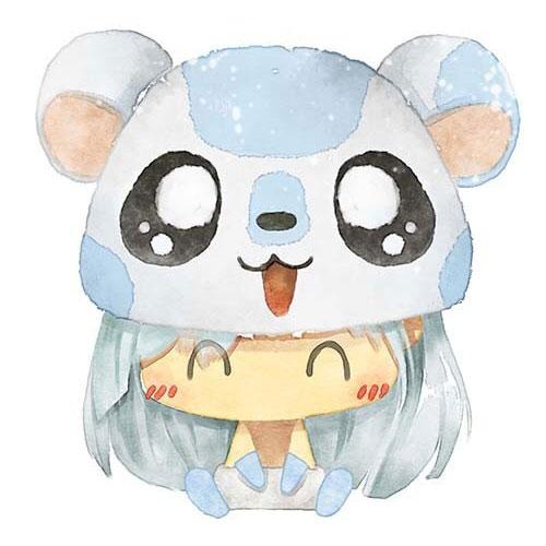 情侣头像女用：丽丽Bijou头饰女孩头像