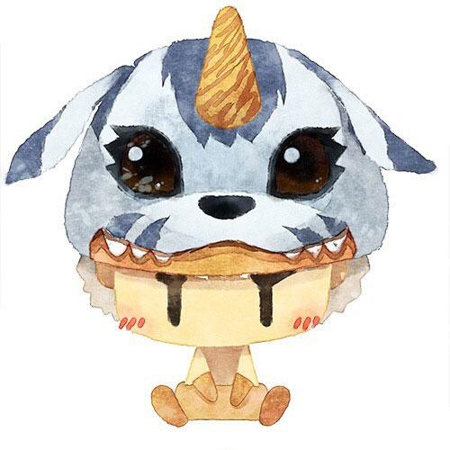 数码宝贝情侣头像男用：戴着加布兽帽子的男孩