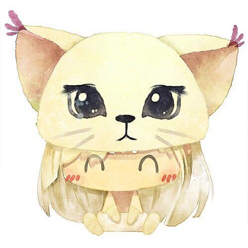 数码宝贝情侣头像女用：戴着迪路兽帽子的女孩