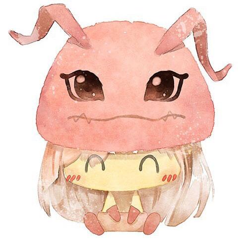 数码宝贝情侣头像女用：戴着滚球兽帽子的女孩