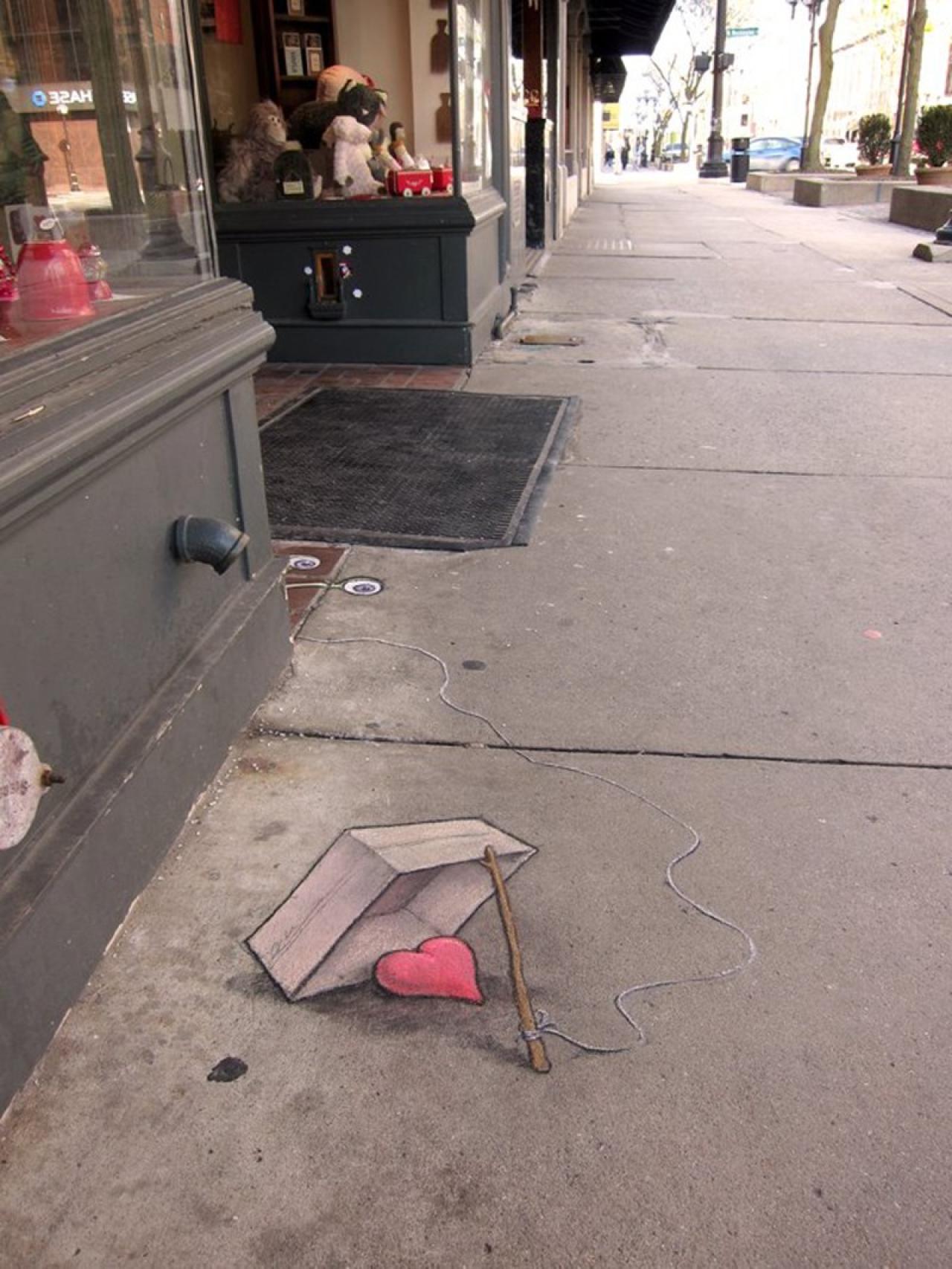 Sluggo躲在墙角，以桃心作诱饵等待上钩者 和Archie Poter在The Peaceable Kingdom