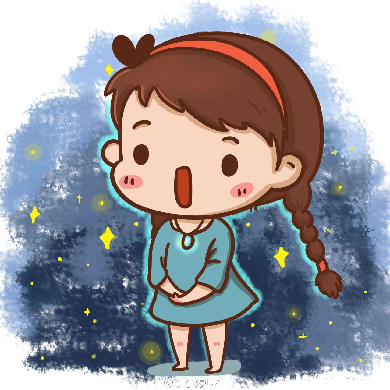 天空之城》中的希达全身头像