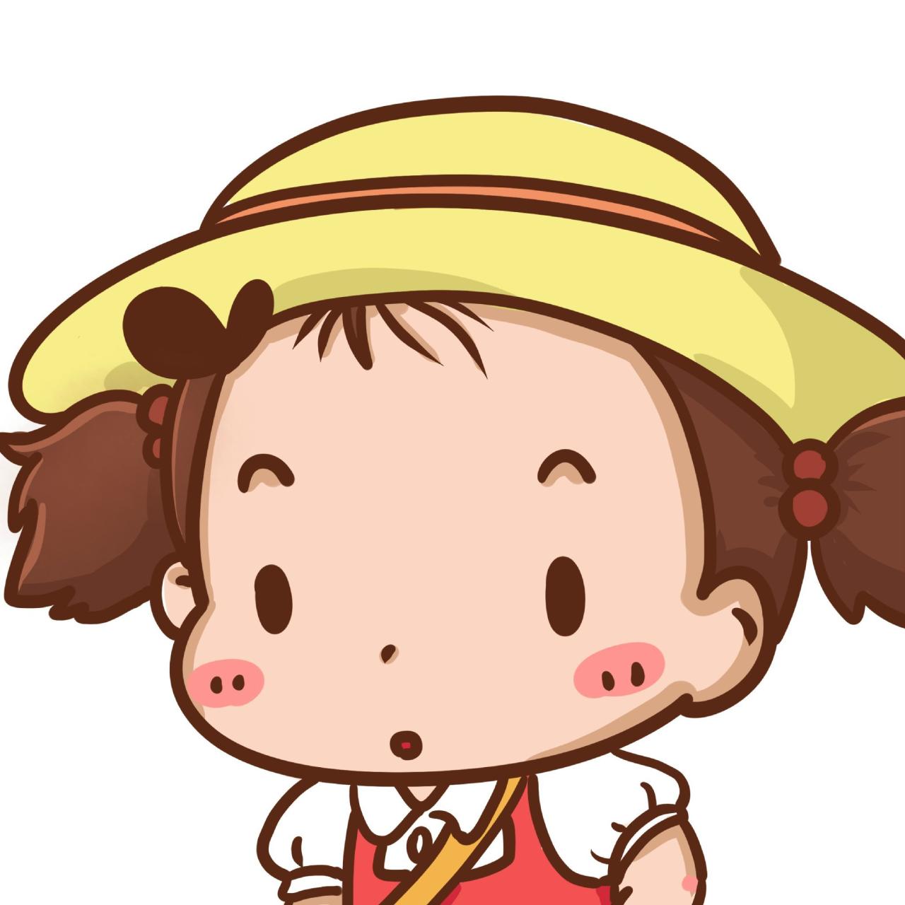 《龙猫》中的草壁米大头头像