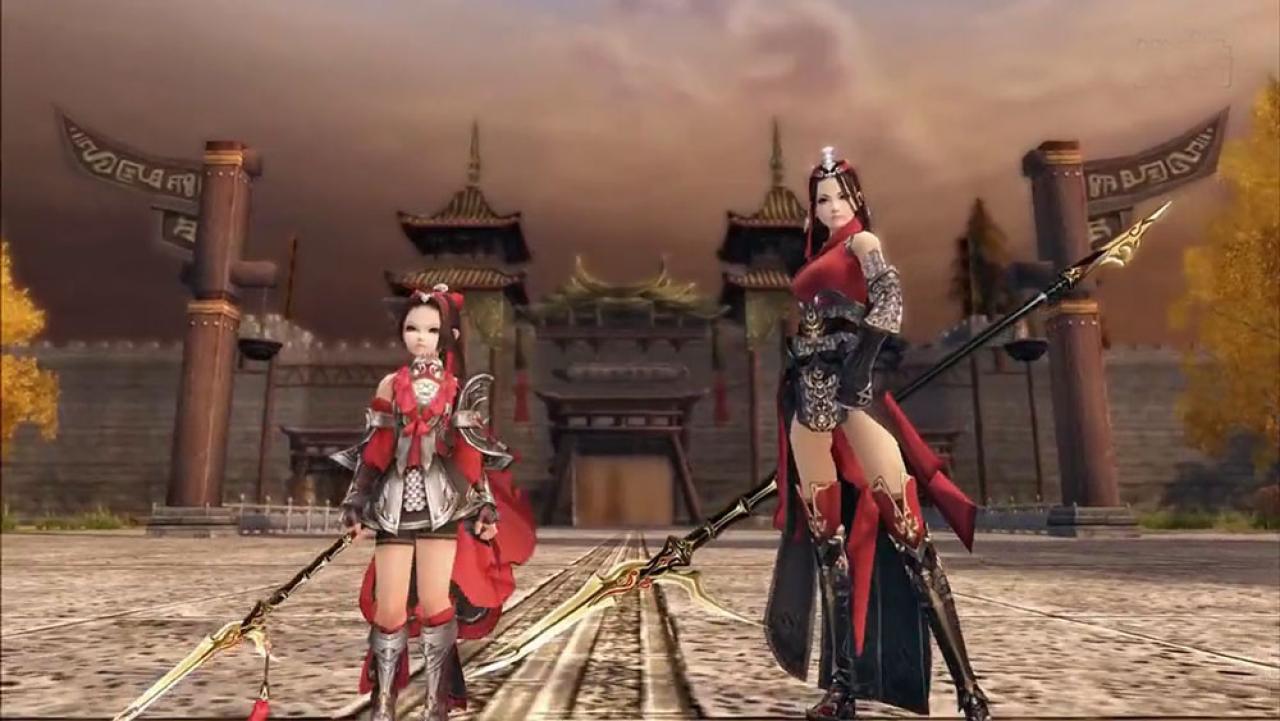 《剑网三》门派天策府萝莉和成年女性