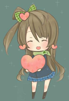 捧着桃心的南小鸟处女座头像