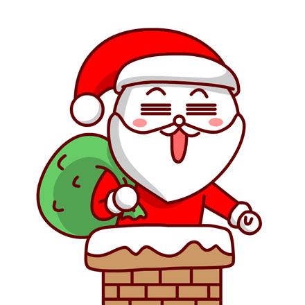嗷大喵扮成圣诞老人钻烟筒的头像