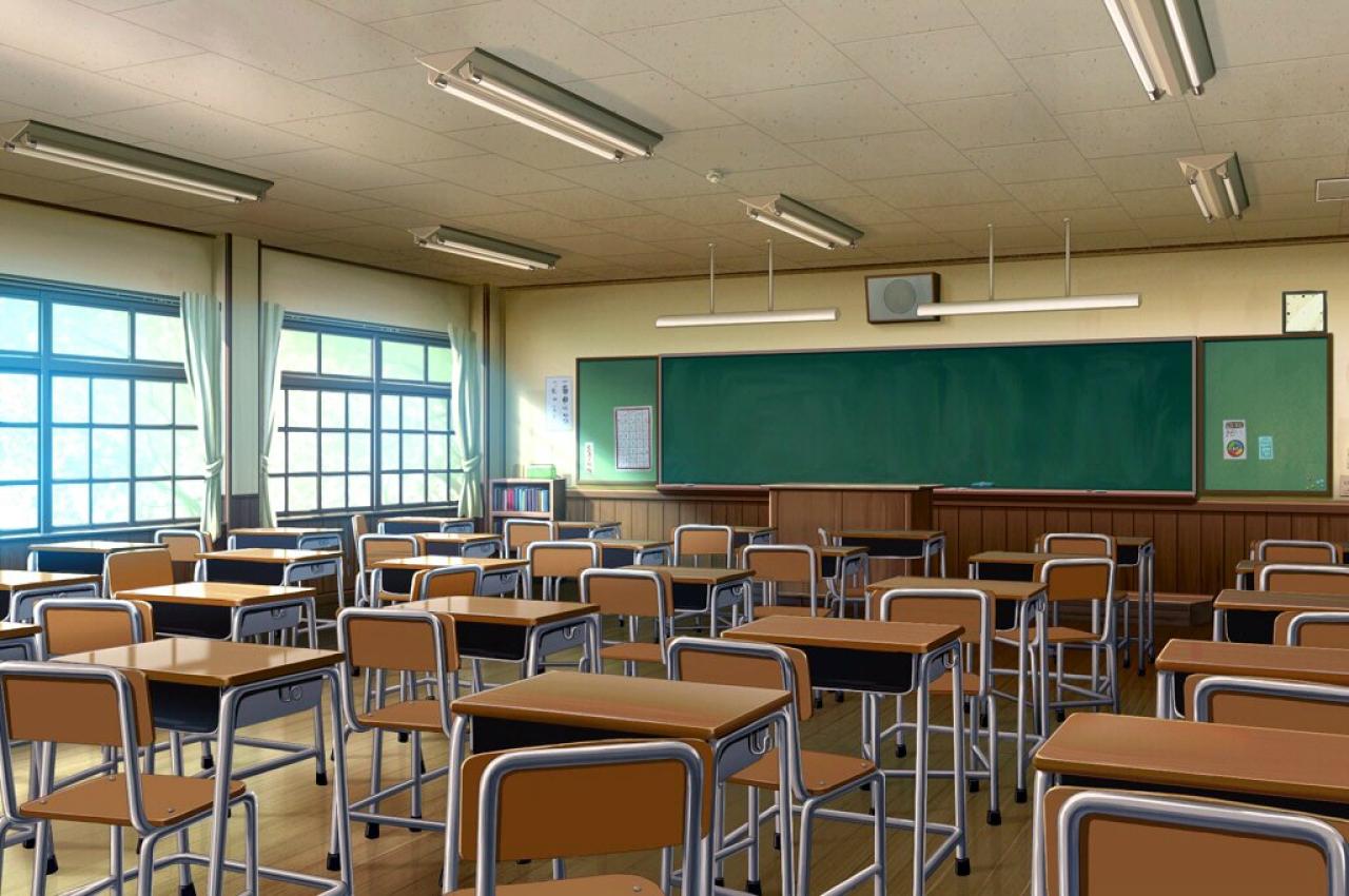 《明日の七海と逢うために》中清晨的教室