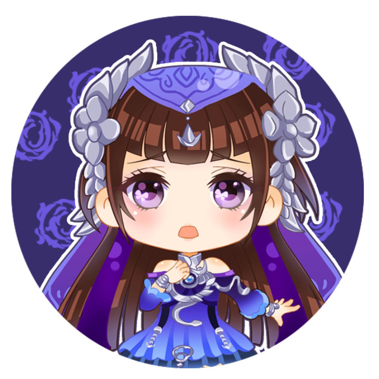 剑网三五毒教长发萝莉头像