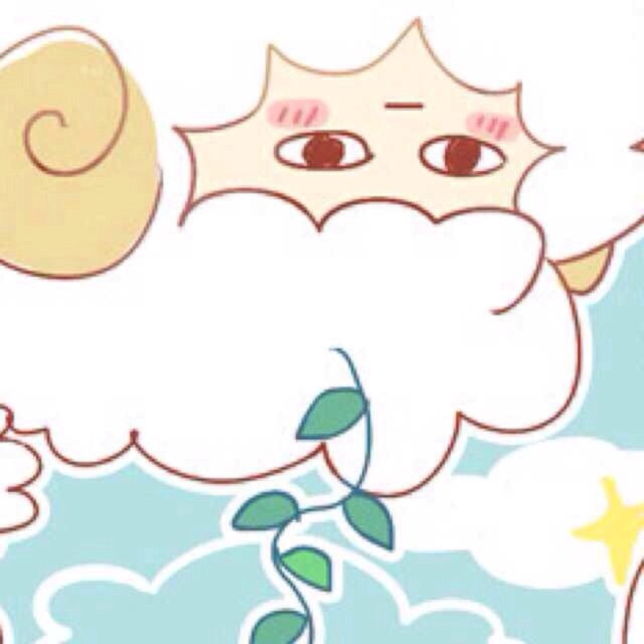 倒立的长草的小绵羊表情