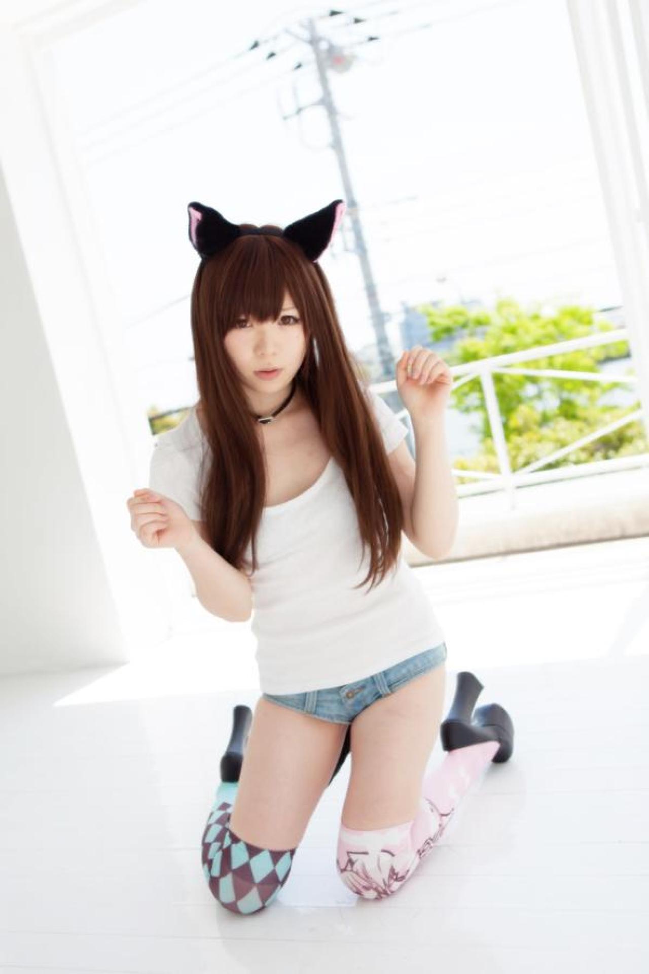 オリジナル双手作小猫手势