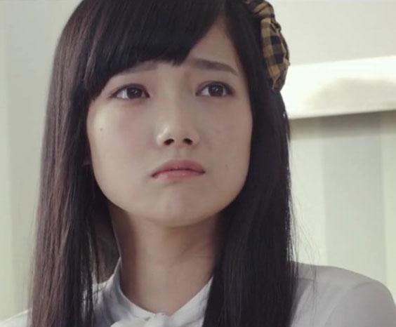 胡洁琼饰演野蛮女友表情：快哭了的神情