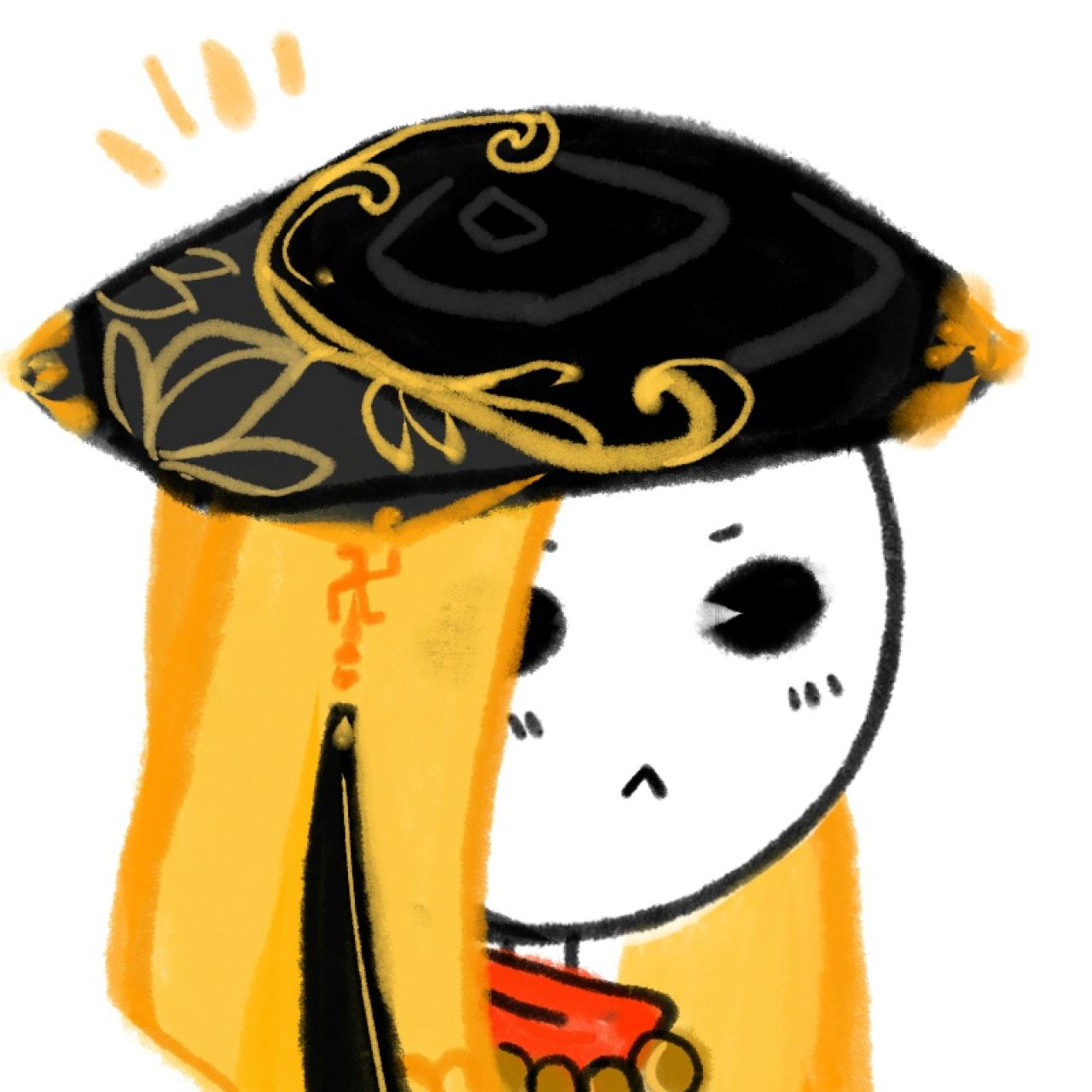 剑网三少林寺成男水彩头像