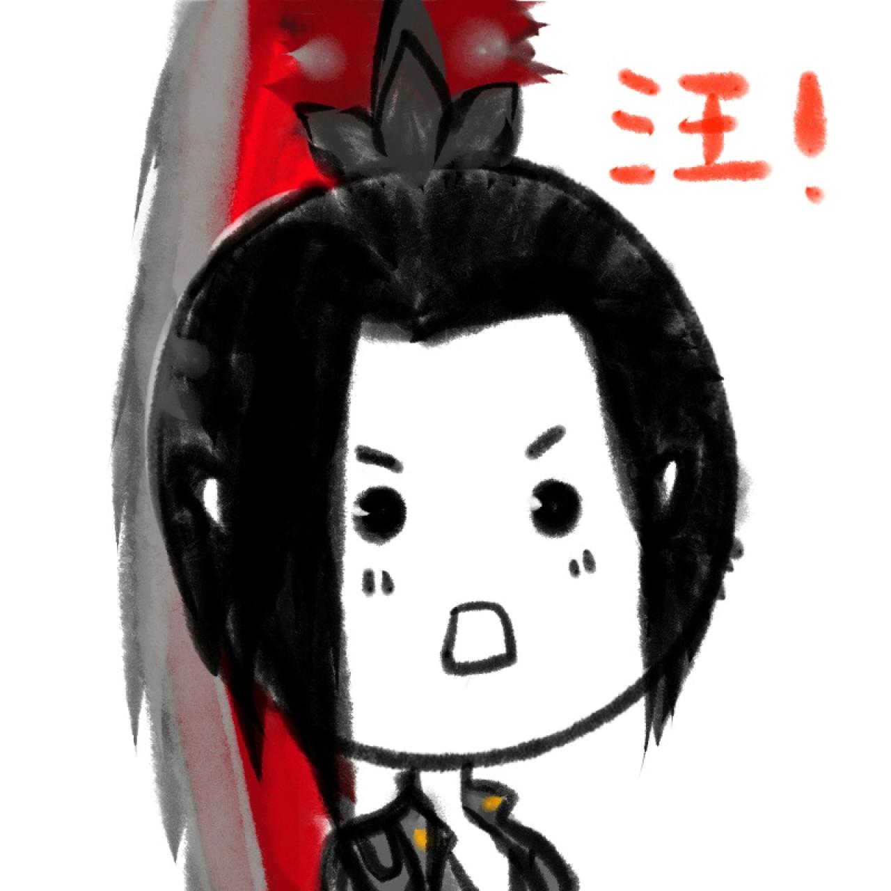 剑网三天策府成男水彩头像