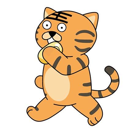 拿着肥皂走路的小老虎头像