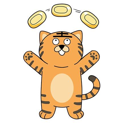 杂耍肥皂的小老虎头像