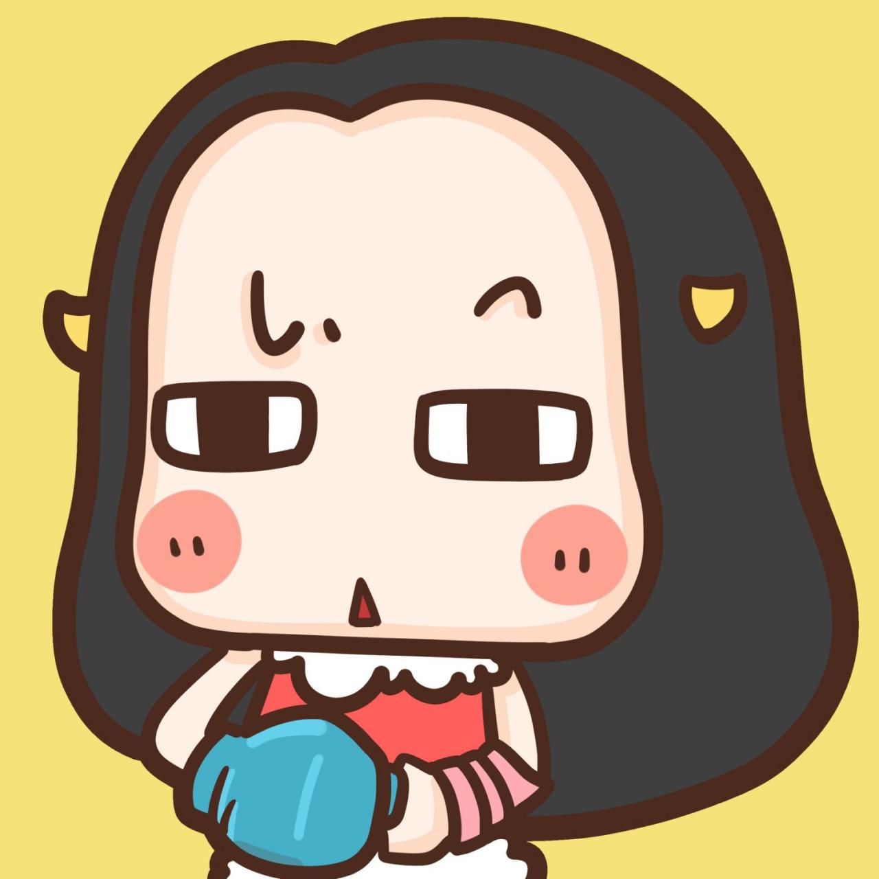 单身妹子头像：戴着拳击手套，缠着绷带的女汉纸