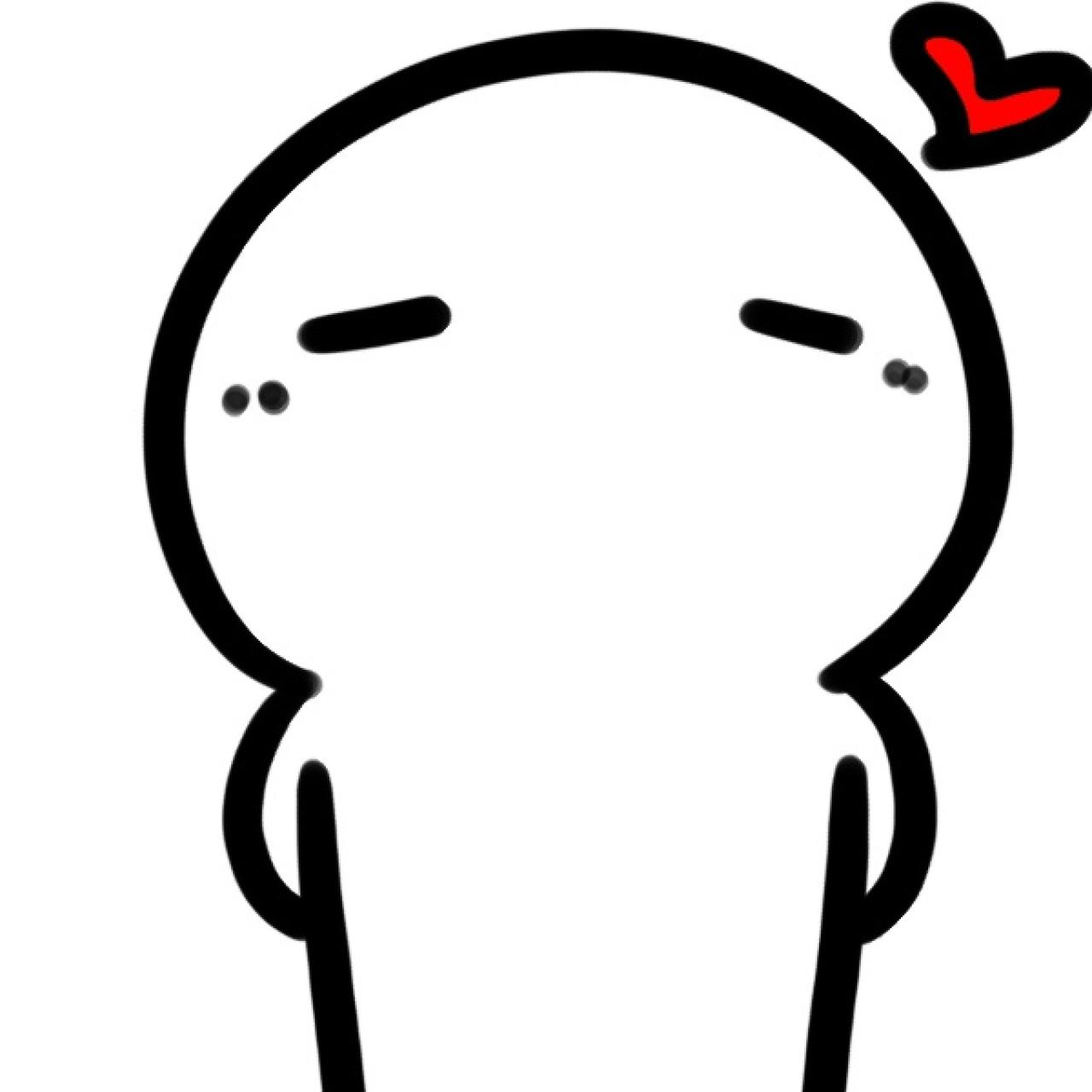 双手放在身后的摸鱼兽头像