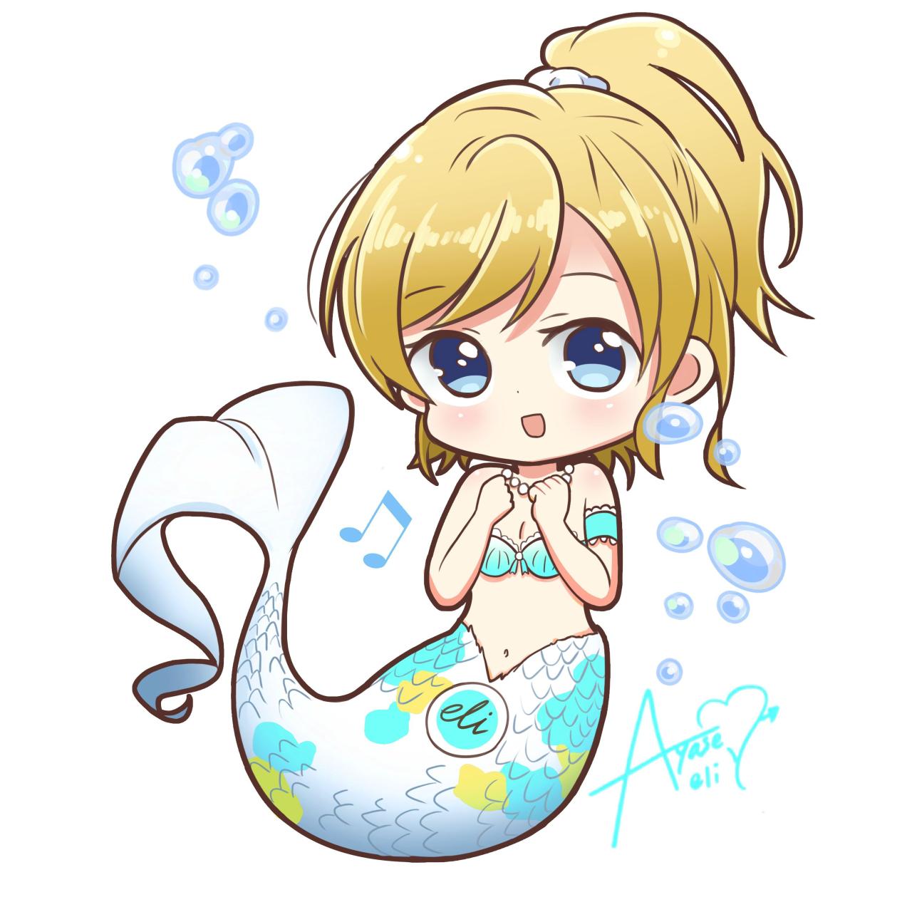 LoveLive!美人鱼锦鲤版绚濑绘里头像