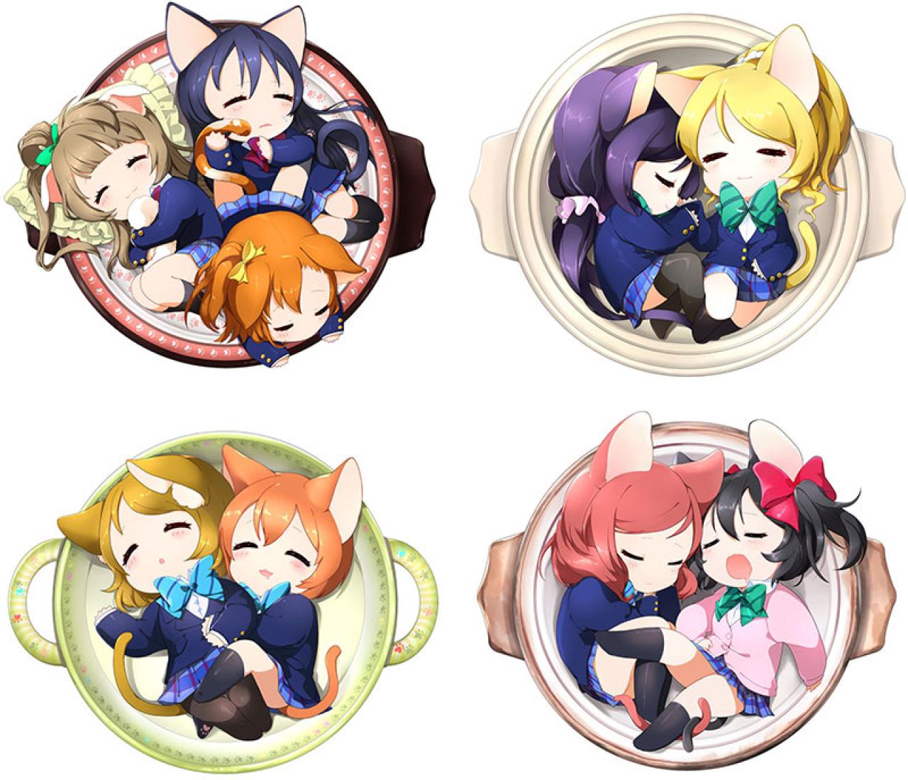 LoveLive!角色猫耳锅Q版头像 预览图