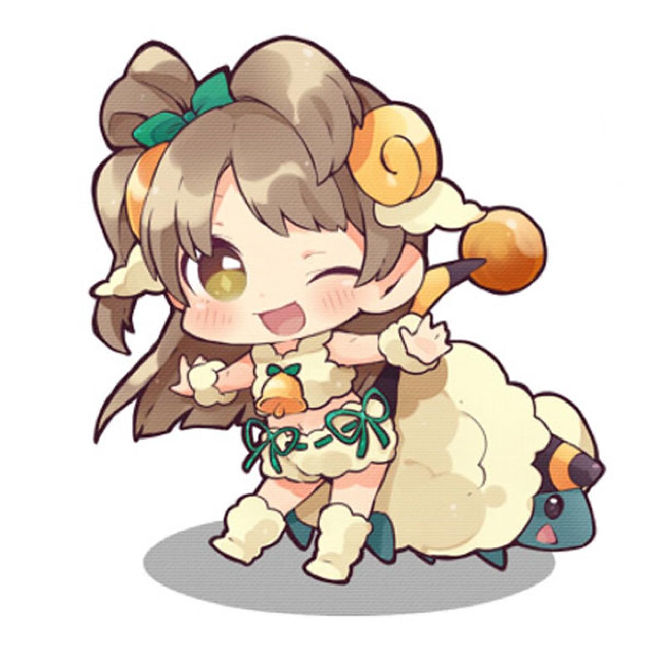 咩利羊和南小鸟头像