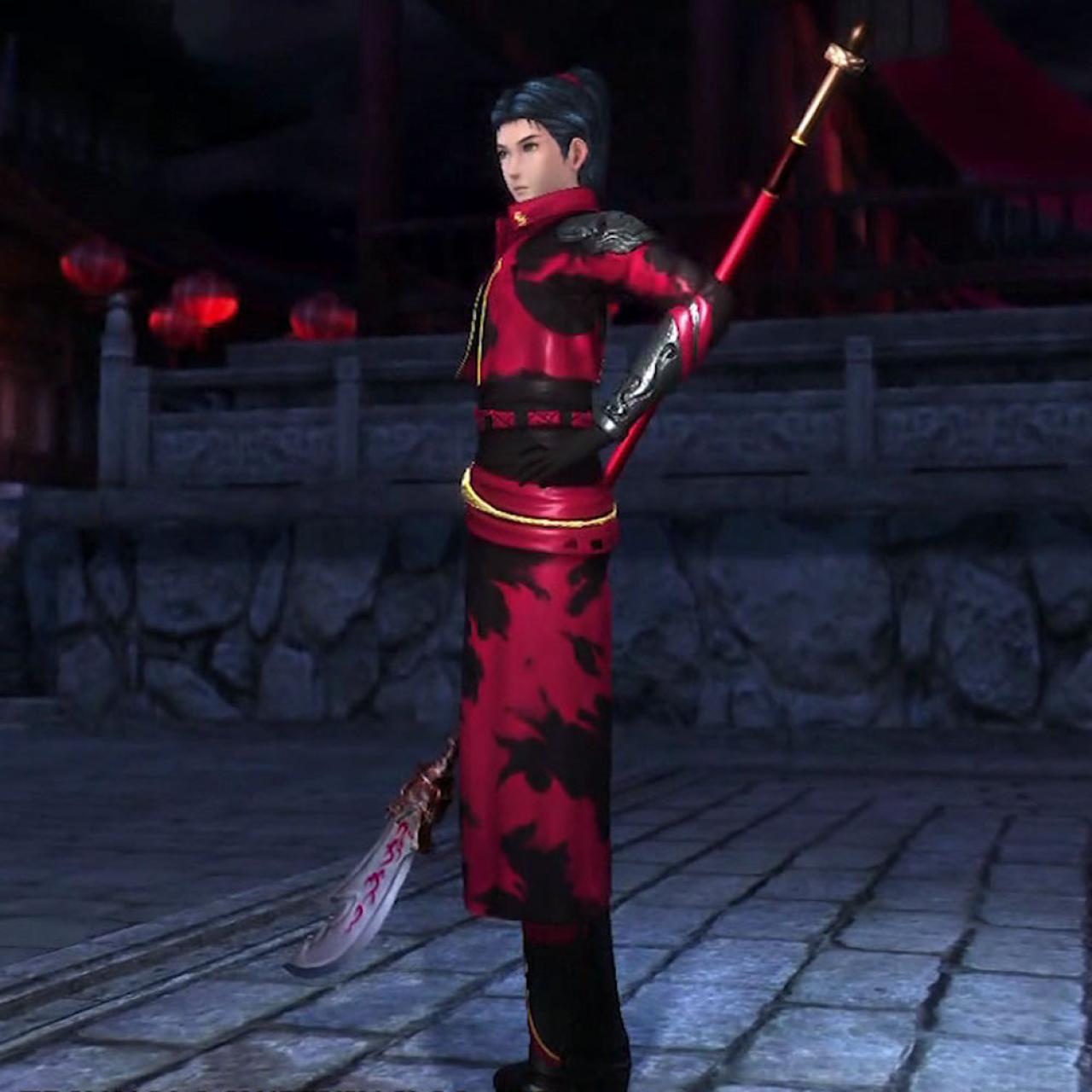 仙剑奇侠传六男装洛昭言头像 侧面