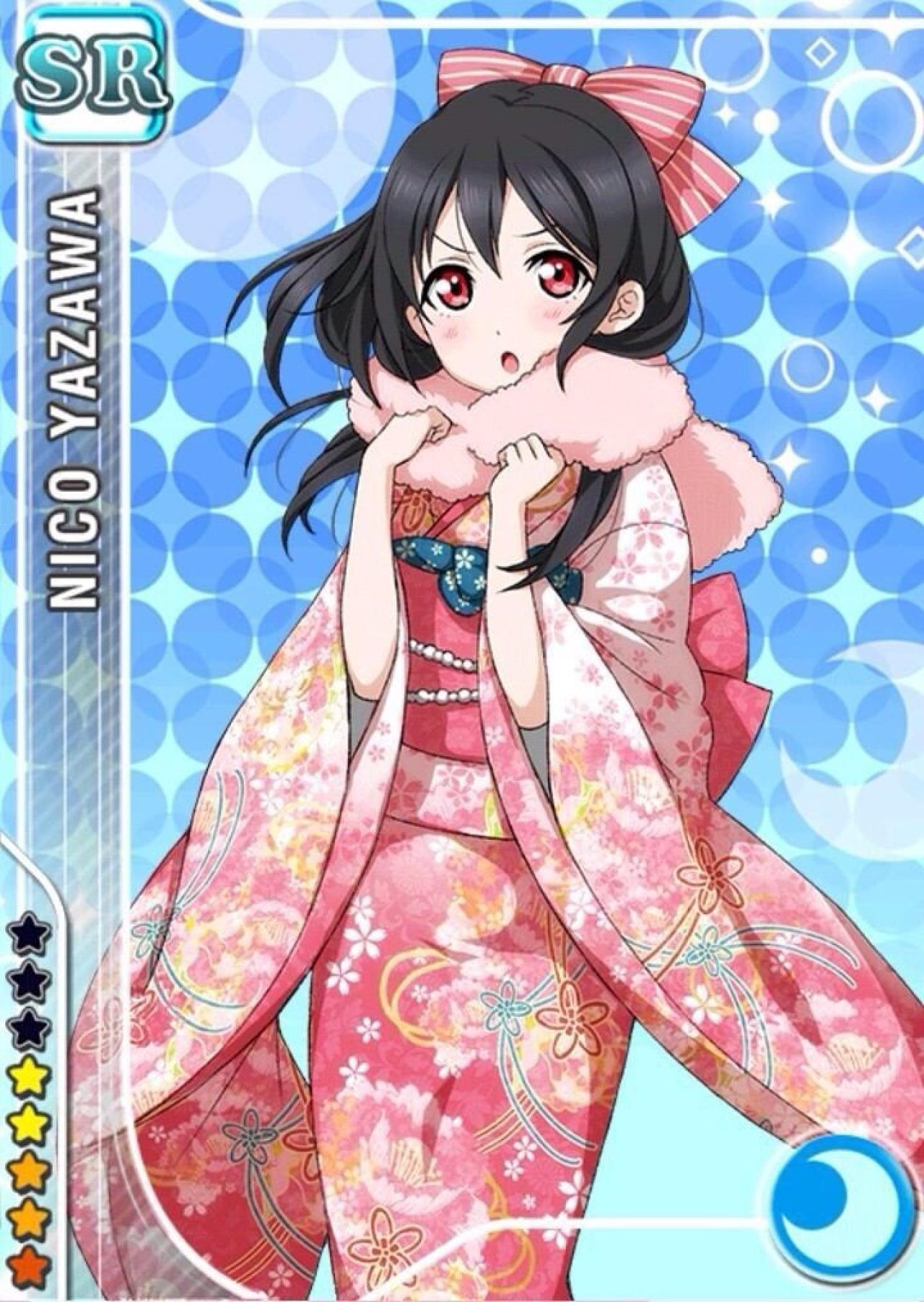 LoveLive!矢泽妮可正月和服UR卡牌