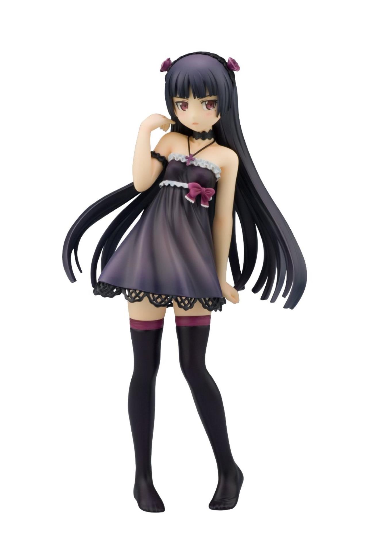 由alphamax发布的黑猫紫色连衣裙PVC1/8手办