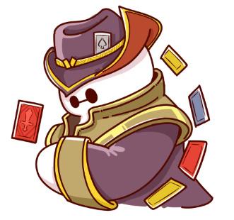 LOL英雄联盟卡牌大师崔斯特版大白头像