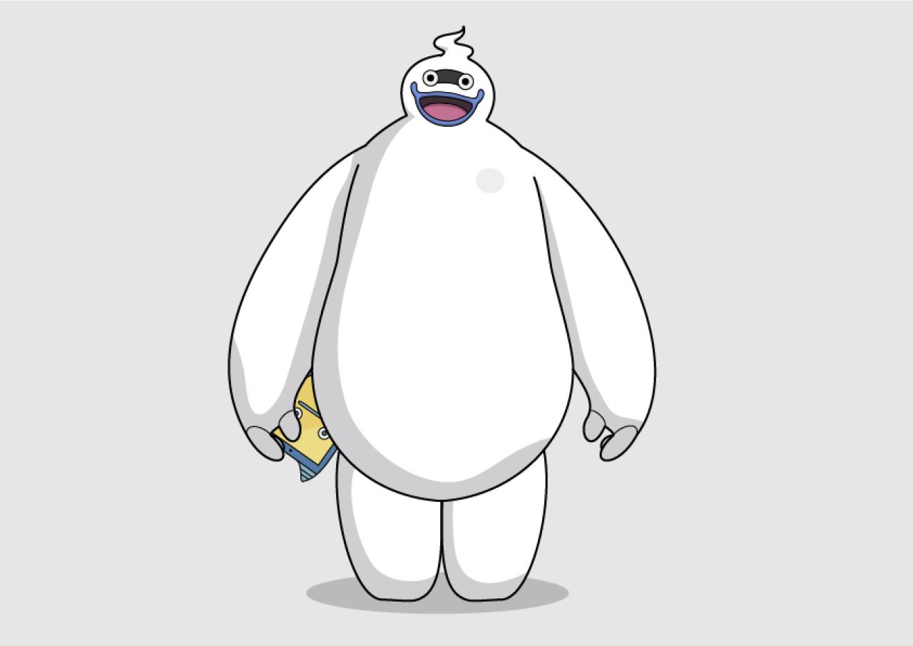 妖怪手表维斯帕版大白头像