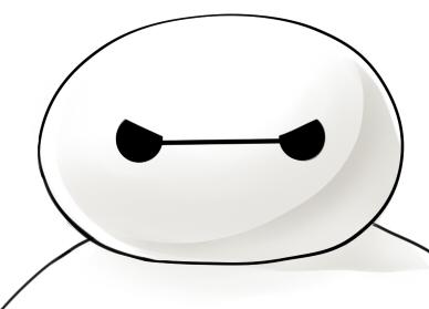 愤怒的大白表情