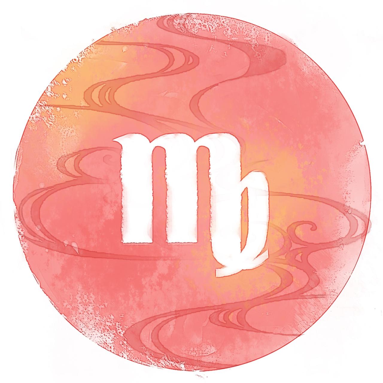 处女座符号圆头像